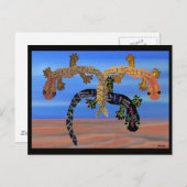 火の谷のゲッコス ポストカード (正面/裏面)