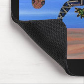 火の谷のヤモリ マウスパッド (コーナー)