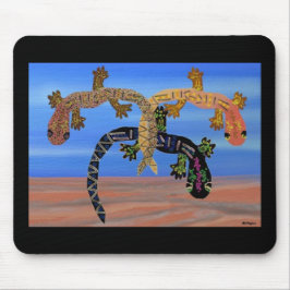 火の谷のヤモリ マウスパッド