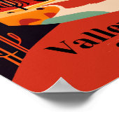 火の谷の思慮深い旅行 ポスター (角)