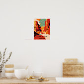 火の谷の思慮深い旅行 ポスター (キッチン)