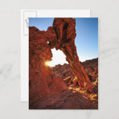 火の谷の象の岩 ポストカード (正面/裏面)