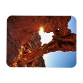 火の谷の象の岩 マグネット (横)