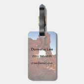 火の谷の象の石 ラゲッジタグ (裏面縦)