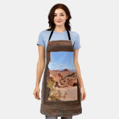 火の谷の車室内ビュー エプロン (着用した状態)