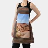 火の谷の車室内ビュー エプロン (インサイチュ)