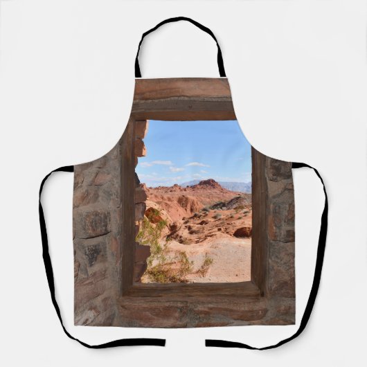 火の谷の車室内ビュー エプロン (正面)