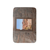 火の谷の車室内ビュー バスマット (正面縦)