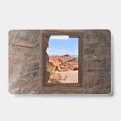 火の谷の車室内ビュー バッジ (裏面)