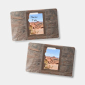 火の谷の車室内ビュー バッジ (正面＆裏面)