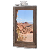 火の谷の車室内ビュー フラスク (左)