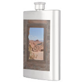 火の谷の車室内ビュー フラスク (左)