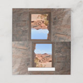 火の谷の車室内ビュー プレイスカード (外部開封)