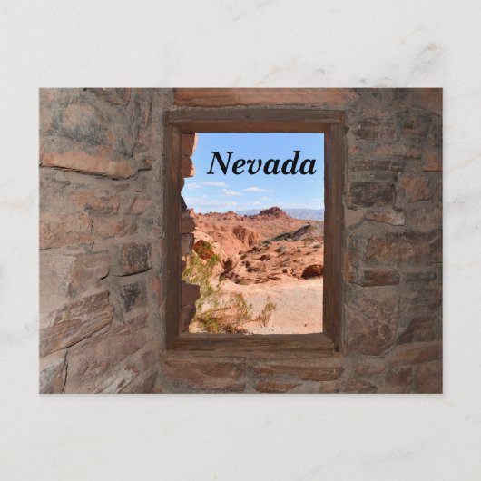 火の谷の車室内ビュー ポストカード (正面)