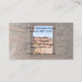 火の谷の車室内ビュー 名刺 (裏面)