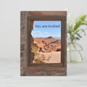 火の谷の車室内ビュー 招待状 (スタンド正面)