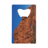 火の谷 クレジットカード栓抜き (正面)