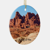 火の谷 セラミックオーナメント (右)