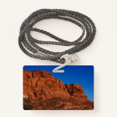 火の谷 バッジ (裏面ランヤード)