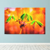 火の踊り キャンバスプリント (インサイチュ (ウッドフロア))