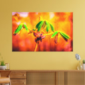 火の踊り キャンバスプリント (インサイチュ (リビング))