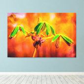 火の踊り キャンバスプリント (インサイチュ (ウッドフロア))