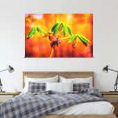 火の踊り キャンバスプリント (インサイチュ (寝室))