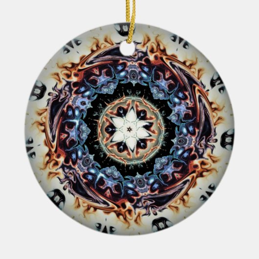 火の輪 セラミックオーナメント (正面)