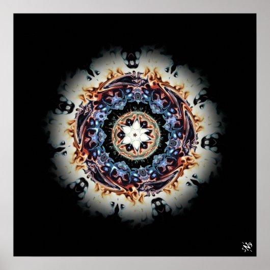 火の輪 ポスター (正面)