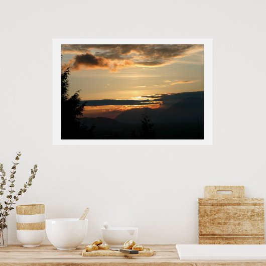 火の雲 ポスター (キッチン)