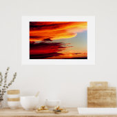 火の雲 ポスター (キッチン)