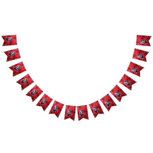 火の霊アボリジナル・アート・バンティング バンティングフラッグ (全)