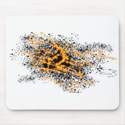 火の飛び火 マウスパッド (正面)