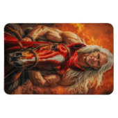 火の馬年：力と情熱 マグネット (横)