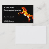 火の馬 名刺 (正面/裏面)