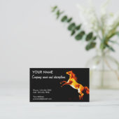 火の馬 名刺 (スタンド正面)