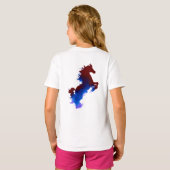 火の馬 Tシャツ (裏面フル)