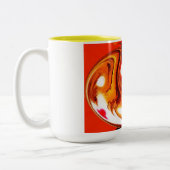 火の魔 ツートーンマグカップ (左)