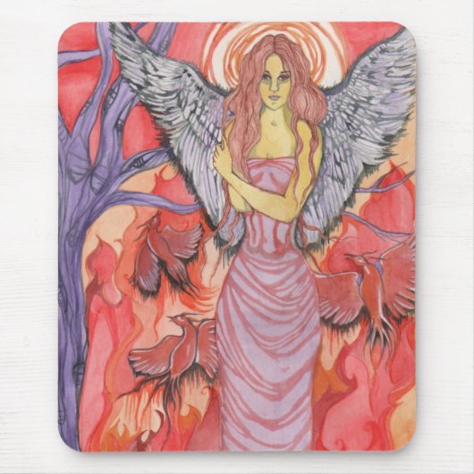 火の鳥の焼却のマウスパッド マウスパッド (正面)