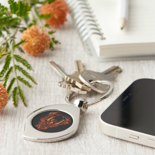 火の鳥 キーホルダー (側面)