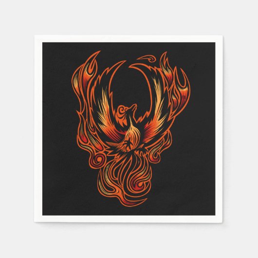 火の鳥 スタンダードカクテルナプキン (正面)