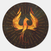 火の鳥 ラウンドシール (正面)