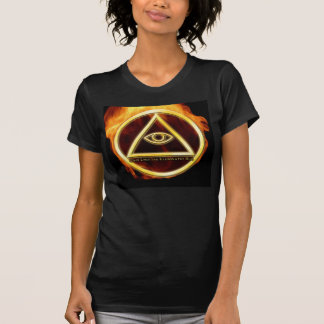 火のIlluminati Tシャツ