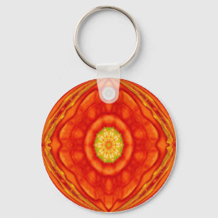 火のMandellaの内部のkeychain キーホルダー