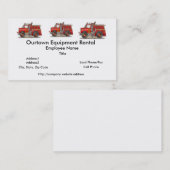 火のPumperの救助のトラック 名刺 (正面/裏面)