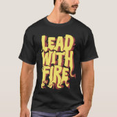 火のTシャツでリード Tシャツ (正面)