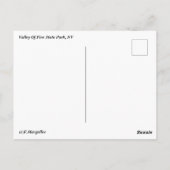 火はがきの谷 ポストカード (裏面)