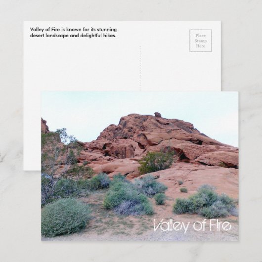 火はがきの谷 ポストカード (正面/裏面)