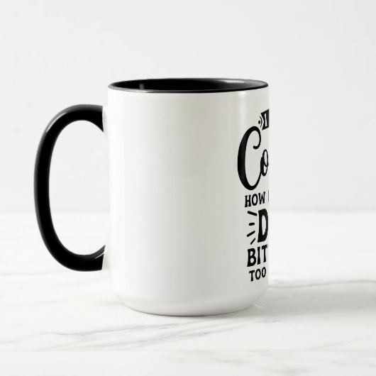 火はっきりしたの通るコーヒー好きのマグカップ マグカップ (左)