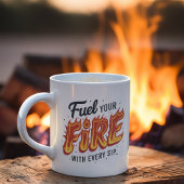 火はっきりしたを燃やす コーヒーマグカップ